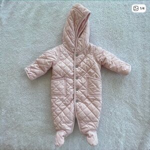 Ralph Lauren Quilted Bunted Baby Infant Snow Suit